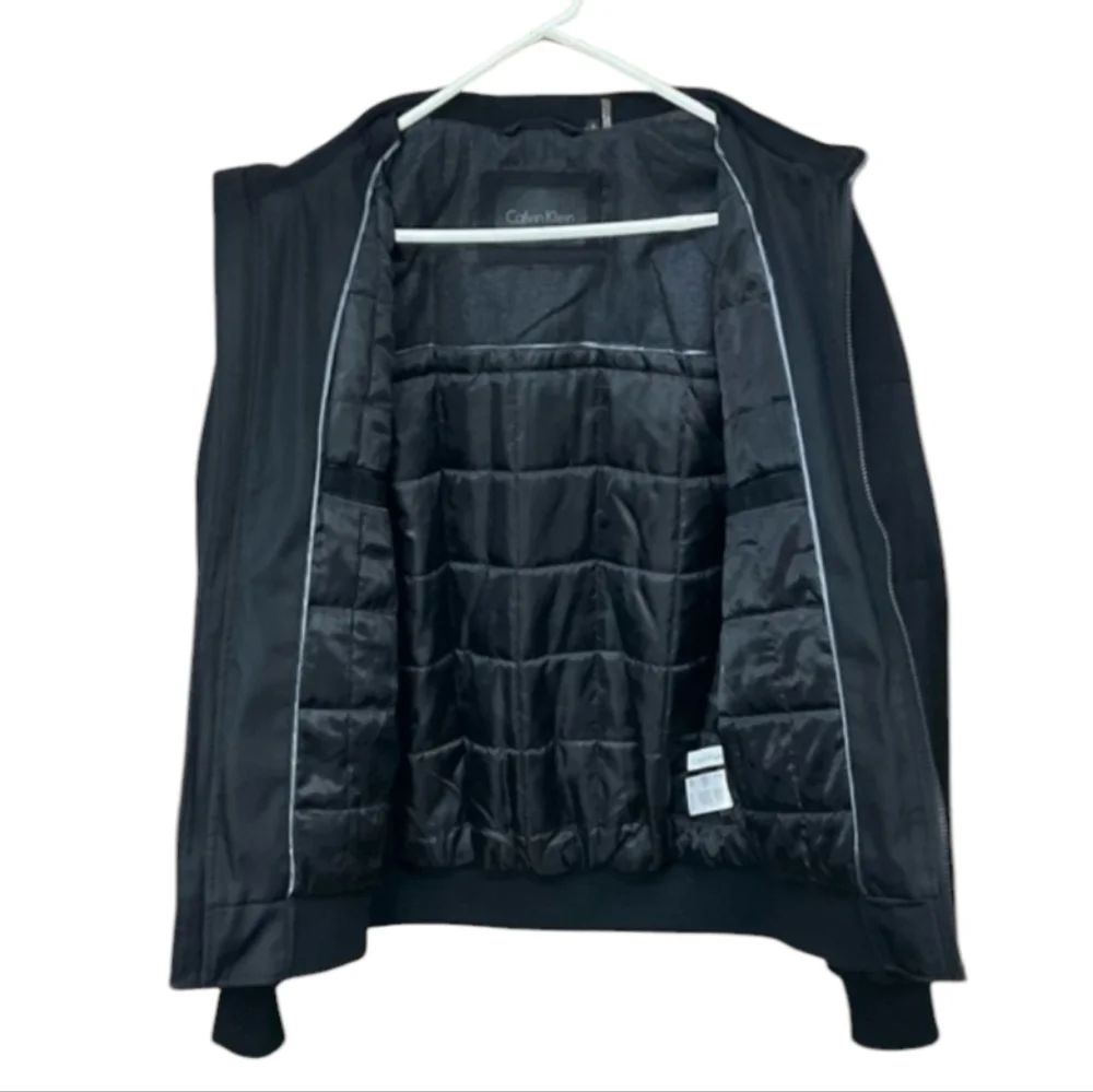 Calvin Klein Black Classic Ripstop Bomber Jacket Men’s S - Picture 7 of 10